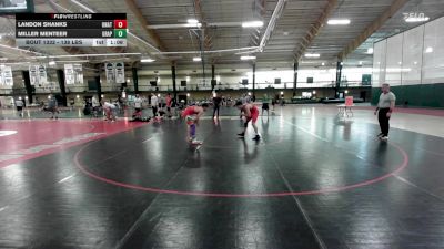 138 lbs 3rd Place - Landon Shanks, Unattached vs Miller Menteer, Grapplers Garage