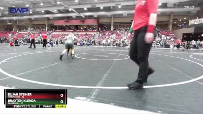 110 lbs Round 4 - Braxton Klenda, Hillsboro vs Elijah Steiner, Hoisington