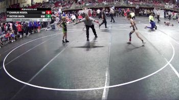 60 lbs Champ. Round 1 - Charlie Kozol, The Best Wrestler vs Victor Mata, Nebraska Elite Wrestling Club