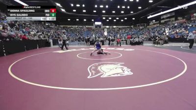 105 lbs Champ. Round 1 - Isys Galindo, Pittsburg HS vs Sienna Spaulding, Emporia Hs