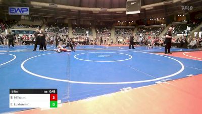 61 lbs Quarterfinal - Beckett Mills, Keystone Wrestling Club vs Everett Luxton, Bartlesville Wrestling Club