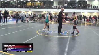 109 lbs Cons. Round 2 - Sharla Juhas, Adrian College vs Celeste Welch, Alma College