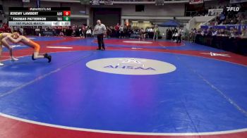 1A-4A 106 1st Place Match - Thomas Patterson, Tallassee vs Jeremy Lambert, Alexandria HS