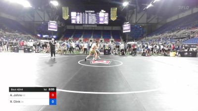 170 lbs Cons 32 #1 - Augustus Johns, Kansas vs Ryan Clink, California