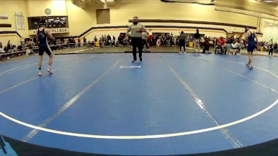 125 lbs Champ. Round 1 - Brett Stanley, John Carroll University vs George Wilmer, Cornerstone University