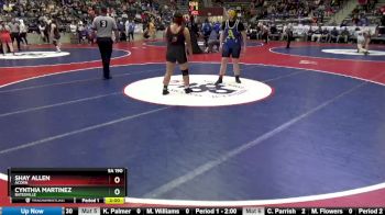 5A 190 lbs Semifinal - Shay Allen, Acorn vs Cynthia Martinez, Batesville