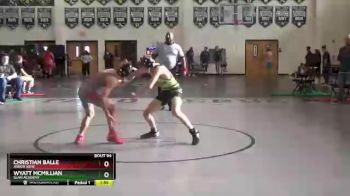 110 lbs Round 2 - Wyatt McMillian, SLAM Academy vs Christian Balle, Arbor View