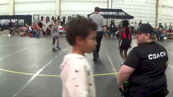 65 lbs Round 4 - Porter McCormick, Michigan Matcats vs Tori Jefferson, Mat Psychos