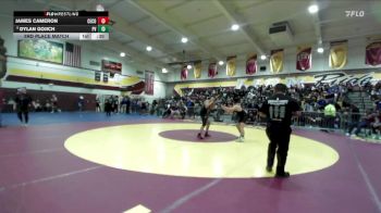 157 lbs 3rd Place Match - James Cameron, Centennial (Corona) vs Dylan Gojich, Paloma Valley