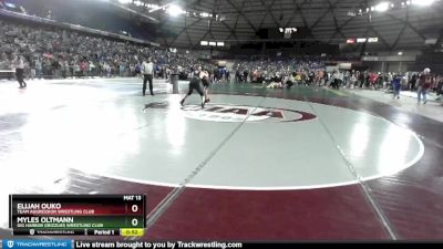 160 lbs Cons. Round 1 - Elijah Ouko, Team Aggression Wrestling Club vs Myles Oltmann, Gig Harbor Grizzlies Wrestling Club