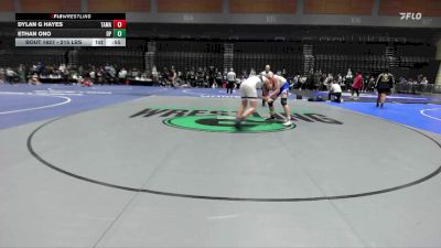 215 lbs Consi Of 16 #2 - Dylan G Hayes, Tamalpais vs Ethan Ono, Dos Pueblos