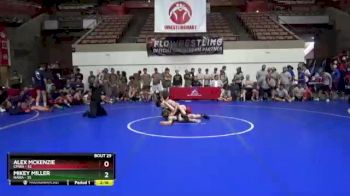 145 lbs Round 4 (16 Team) - Alex Mckenzie, CMWA vs Mikey Miller, NAWA