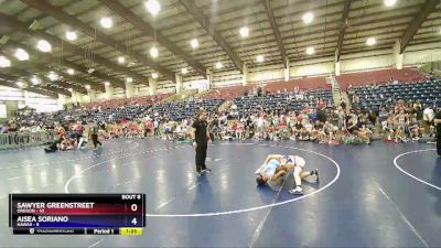 105 lbs Round 3 (6 Team) - Sawyer Greenstreet, Oregon vs Aisea Soriano, Hawaii