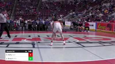 127 lbs Round Of 16 - Christopher Kelly, Easton vs Jake Braun, Greater Latrobe