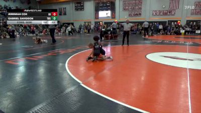 SPW-7 lbs Cons. Semi - Jeremiah Cox, Hammerin Hawks vs Gabriel Davidson, Tiger Wrestling Club