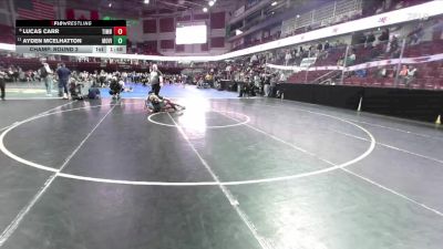175 lbs Champ. Round 2 - Ayden McElhatton, Mountain View vs Lucas Carr, Timberline