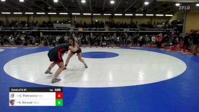 132 lbs Consi Of 8 #1 - Ellis Pietroniro, Plymouth vs Anna Strynar, Noble