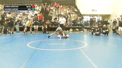 128-I lbs Round Of 32 - James Donovan, High Pace Wrestling Club vs Kayden Carter, Northern Delaware Wrestling Academy