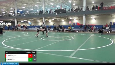 85 lbs Round 2 (8 Team) - Phoenix Peters, St. Edward vs Evan Black, Perrysburg