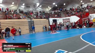 43 lbs Cons. Round 2 - Eric Vargas, Rhyno Academy Of Wrestling vs Grayson Byrd, Unafiliated