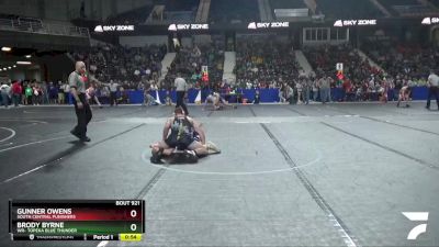 165 lbs Semifinal - Gunner Owens, South Central Punishers vs Brody Byrne, WR- Topeka Blue Thunder