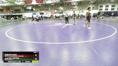 184 lbs Quarterfinal - Jaquan East, Indian Hill Community College vs Austen Wetzel, Westminster