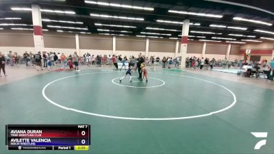 45-48 lbs Round 3 - Aviana Duran, Tribe Wrestling Club vs Avilette Valencia, Inochi Wrestling