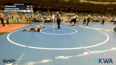60 lbs Round Of 16 - Cassius Siers, Lake Legends Wrestling Club vs Christian Albanil, Checotah Matcats