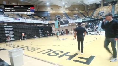 160 lbs Champ. Round 1 - Amanda Yu, Adams State vs Josie Houk, Fort Hays State