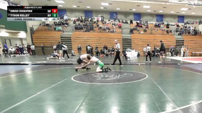 113 lbs Cons. Round 2 - Diego Esquivez, Imperial vs Tyson Kelley, Mission Vista