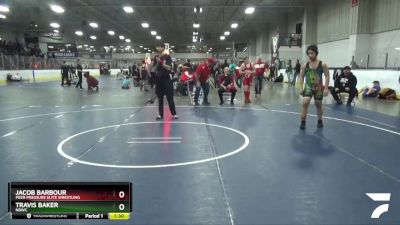 158 lbs 1st Place Match - Travis Baker, NBWC vs Jacob Barbour, Peer Pressure Elite Wrestling