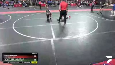 190 lbs Quarterfinal - Wyatt Del Marcelle, Winneconne Youth Wrestling vs Luke Driedric, Luxemburg-Casco