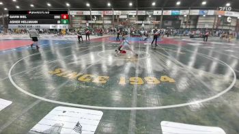 105 lbs Quarterfinal - Asher Hellmann, Bon Homme vs Gavin Biel, Dakota Boyz Wrestling Club
