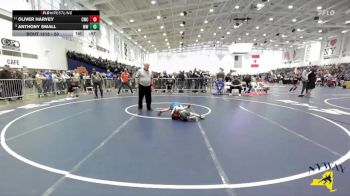 50 lbs Cons. Round 3 - Anthony Small, Mexico Wrestling vs Oliver Harvey, Cazenovia Wrestling Club