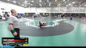 133 lbs Cons. Round 2 - Elon Rodriguez, UW-Parkside vs Aidan Haggard, Maryville University