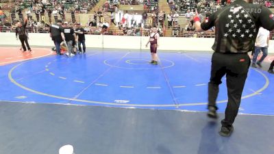 135 lbs Rr Rnd 2 - Korbyn Bagwell, John Wayne Corcoran Wrestling Association vs Ezra Rylee, Banks Co. BattleBorn Wrestling