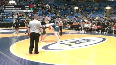 285 lbs Semis & 1st Wrestleback (8 Team) - Cody Moss, Chatham (Glenwood) vs Anthony Sebastian, Elmhurst (IC Catholic)