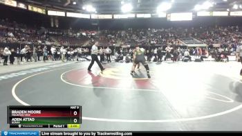 5A 285 lbs Semifinal - Aden Attao, Borah vs Braden Moore, Mountain View