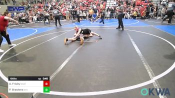 100 lbs Round Of 16 - Arwen Frisby, Skiatook Youth Wrestling vs Payton Brashers, Gentry Youth Wrestling