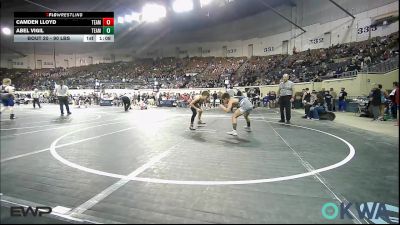 90 lbs Round Of 16 - Camden Lloyd, Team Tulsa Wrestling Club vs Abel Vigil, Team Nomad