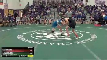 110 lbs Round 5 (6 Team) - Seth Wiles, Olentangy Liberty vs Leah Marine, Washington Courthouse