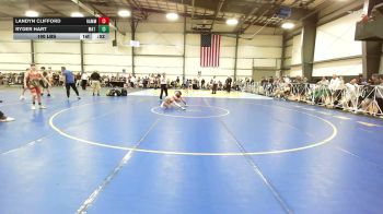 100 lbs Rr Rnd 3 - Landyn Clifford, Hammers - MS vs Ryder Hart, Mat Warriors PWC - MS