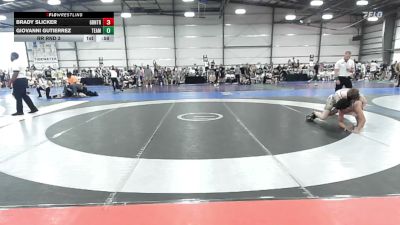 132 lbs Rr Rnd 3 - Brady Slicker, GT Zilla - HSB vs Giovanni Gutierrez, Team Dark Horse Black - HSB