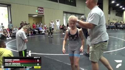 60 lbs Semis & Wb (16 Team) - Brodey Green, Fight Club vs Oscar Ormond, Carolina Hammer Squad