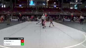 52 lbs Consi Of 4 - Angelo Martinez, Nebraska Wr Ac vs Maureen Baxter, Ioc