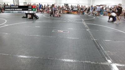 64 lbs Round 1 (4 Team) - Anaya Hossain, Level Up Wrestling Center vs Charlotte Robbins, Backyard Bullies Wrestling Club