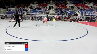 135 lbs Round Of 64 - Ann Marie Meiman, NE vs Leighanna Patz, KS