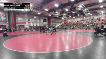 120 lbs 5th Place Match - Wanyu (Abigail) Chen, Valencia vs Alina Bardoni, Centennial
