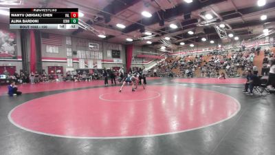 120 lbs 5th Place Match - Wanyu (Abigail) Chen, Valencia vs Alina Bardoni, Centennial