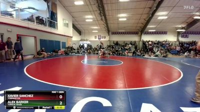 150 lbs Cons. Round 3 - Xavier Sanchez, Torrington vs Alex Barker, Tongue River